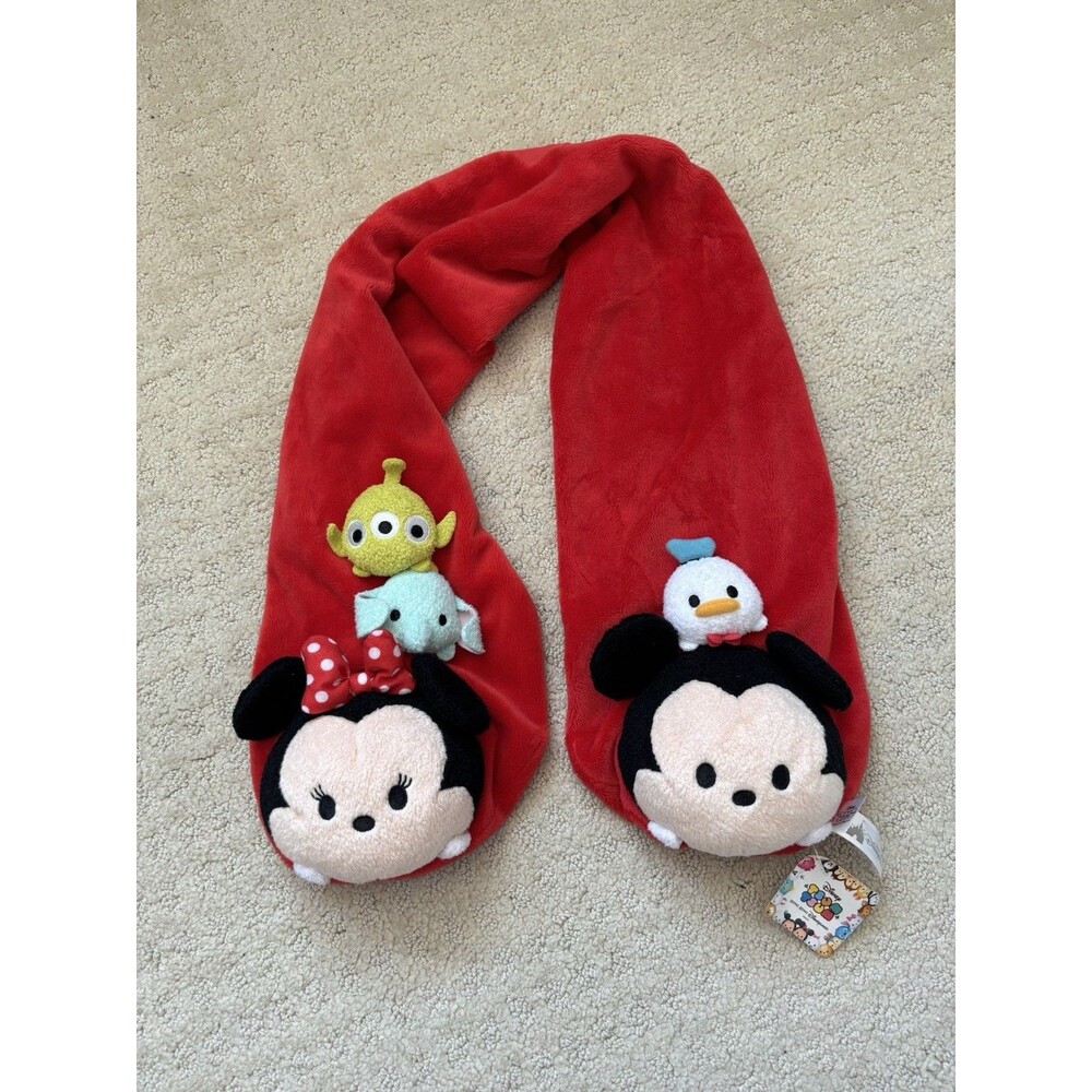 Disneyland Hong Kong Kids Character Fleece Scarf